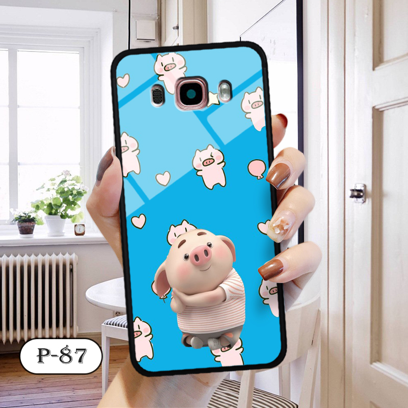 Ốp lưng kính 3D cute Samsung J5 2016