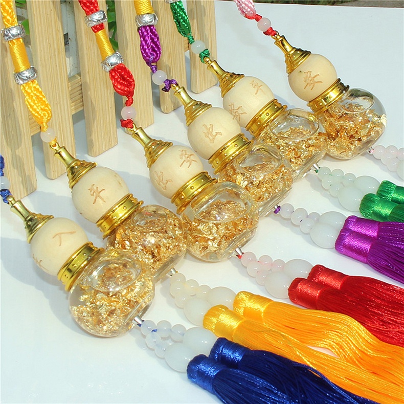 Hồ lô treo trang trí ô tô (Tím)