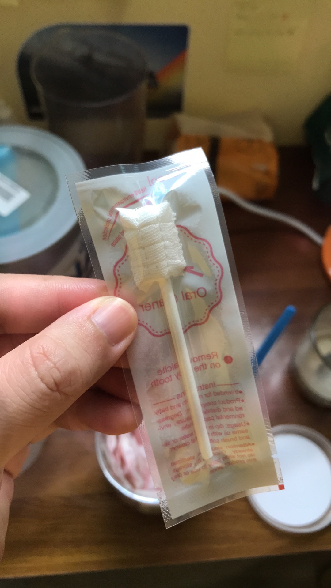 [Hoàn tiền 6%] [Hộp 30 gói] Gạc rơ lưỡi V-Cool vệ sinh răng miệng cho bé 30 gói
