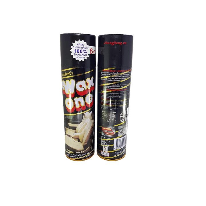 Chai xịt bóng da, vải Wax One President's