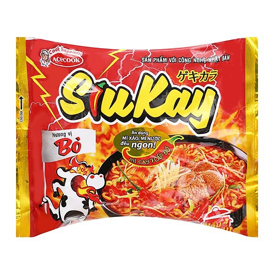 Mì siukay 7 cấp độ - bò