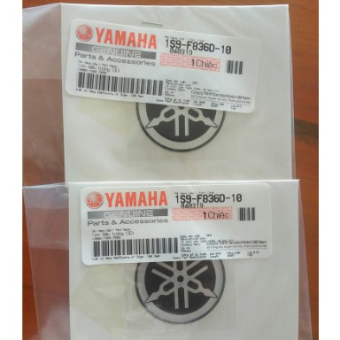 Logo nổi Yamaha 4cm dán cánh bửng chính hãng