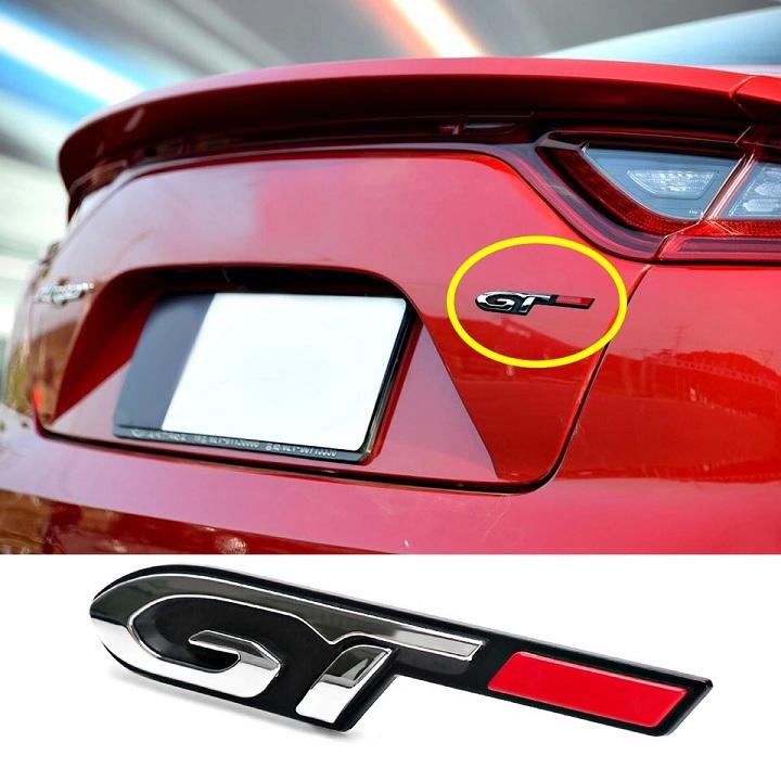 [HCM]Chữ nổi GT dán xe ô tô
