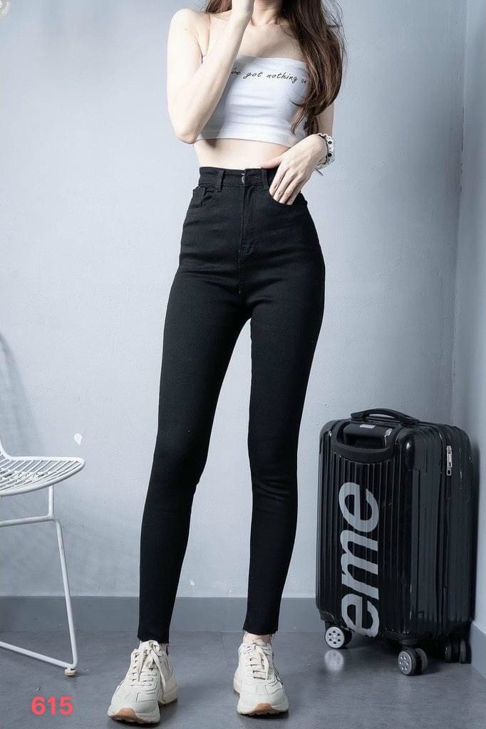 [HCM]QUẦN JEAN NỮ CHẤT LIỆU DENIM CAO CẤP - CO GIÃN NHẸ - LƯNG CAO ÔM DÁNG ĐẸP MÊ LY  ALANAFASHION - QJNU010