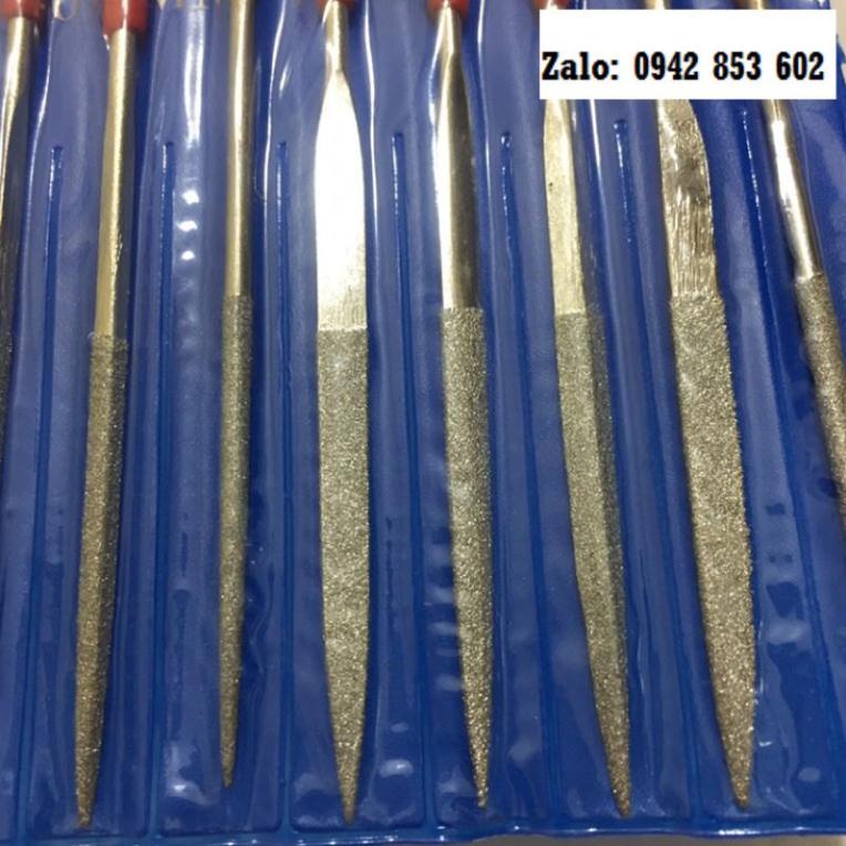 Bộ 10 dũa mài hợp kim cao cấp