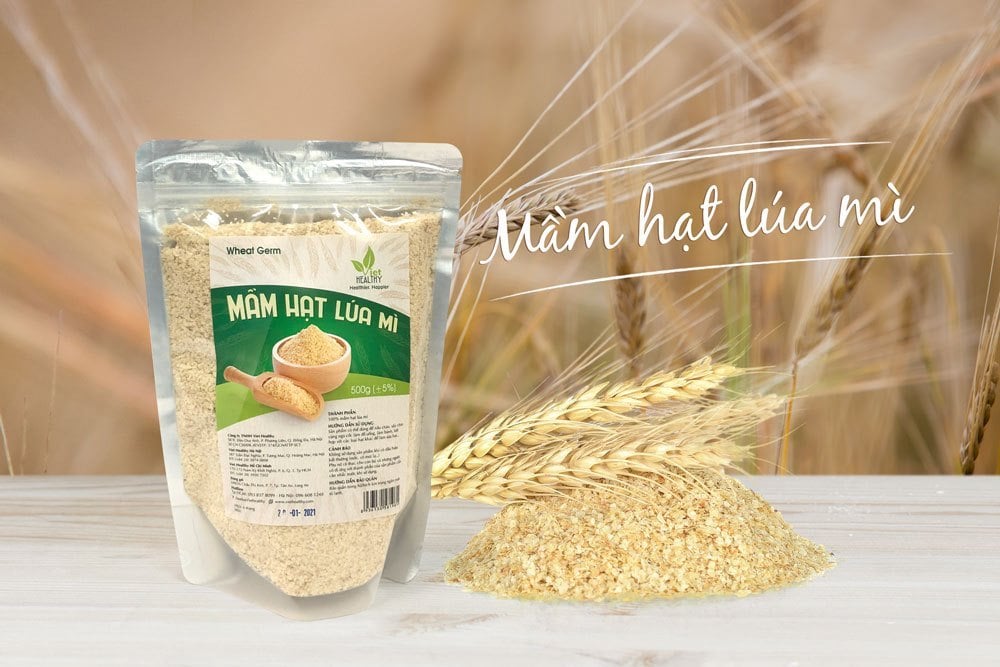 Mầm hạt lúa mì (Wheat Germ) Viethealthy - Bịch 500g