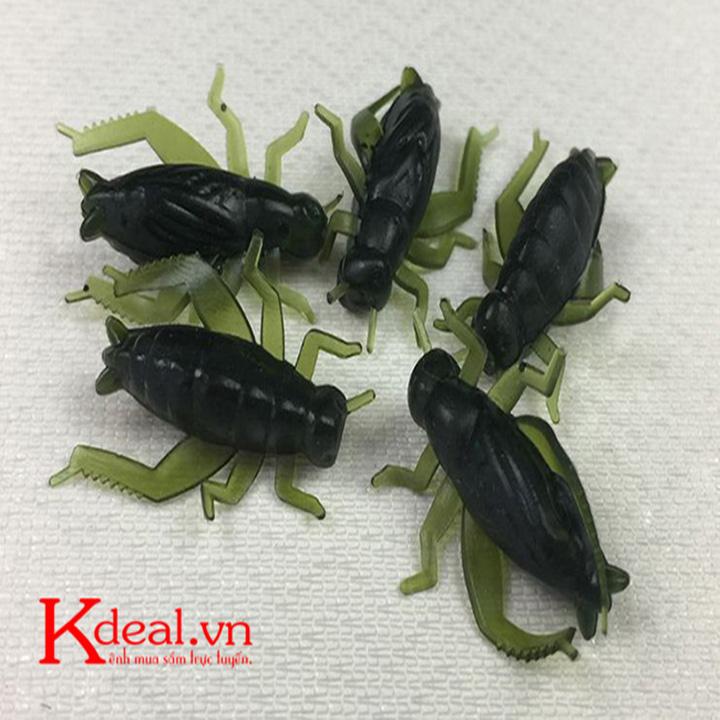 [HCM]Mồi Dế Câu Cá Giá Rẻ 2.5cm - 7g Màu Đen
