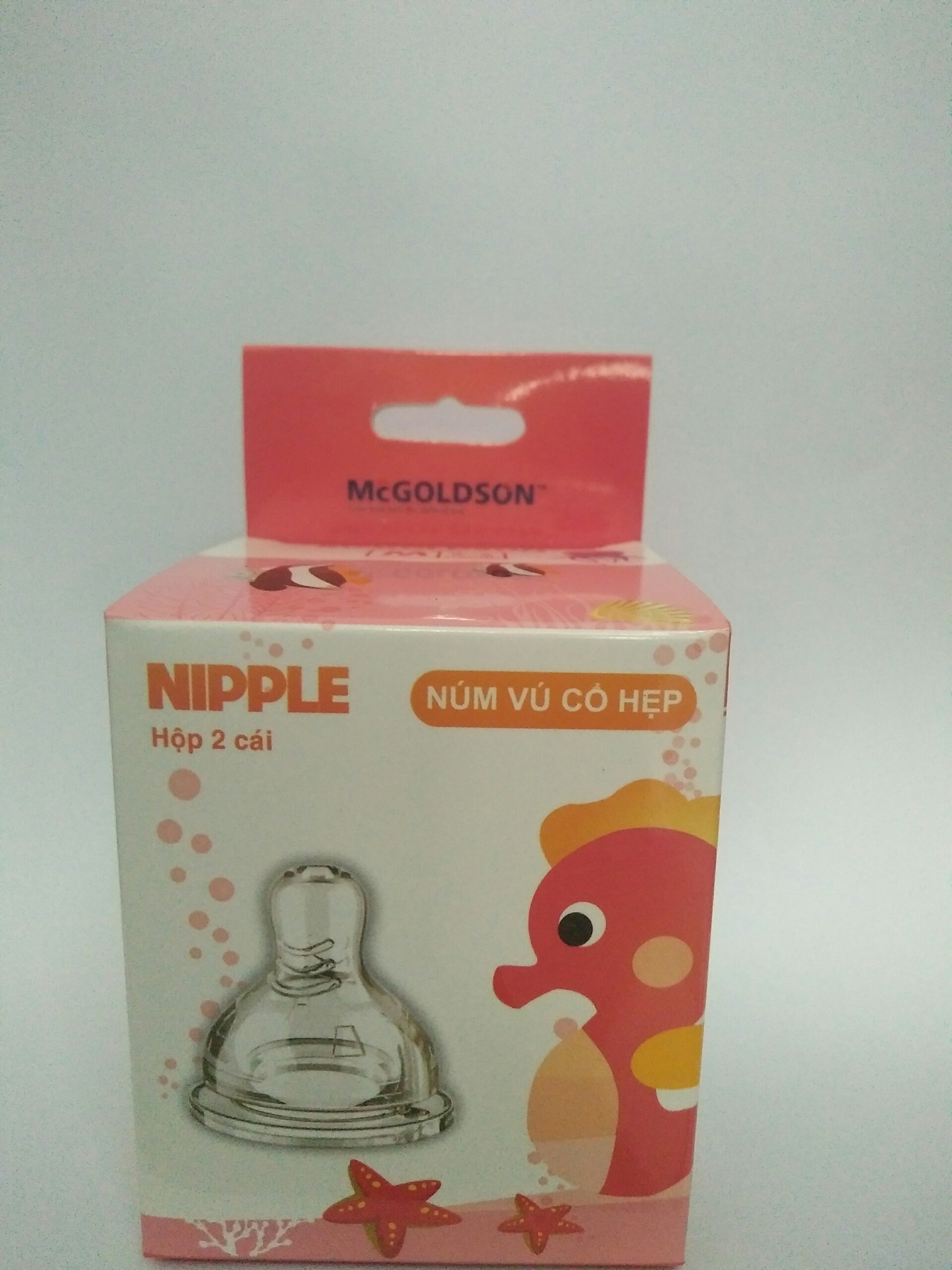 Núm vú cổ hẹp McGOLDSON (2 cái/hộp)