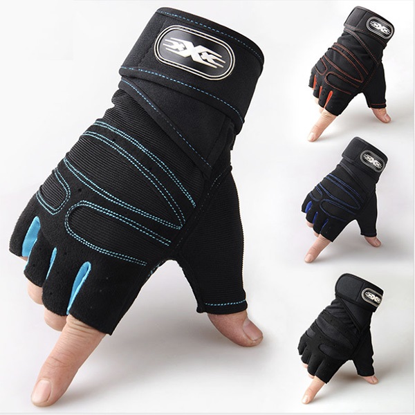 >> SO SÁNH GIÁ QUẦN ÁO TẬP GYM NAM HÀN QUỐC | Shopee Lazada Sendo Tiki 44 Găng tay tập gym có quấn bảo vệ cổ tay - Tặng Găng tay chống nắng Hàn Quốc