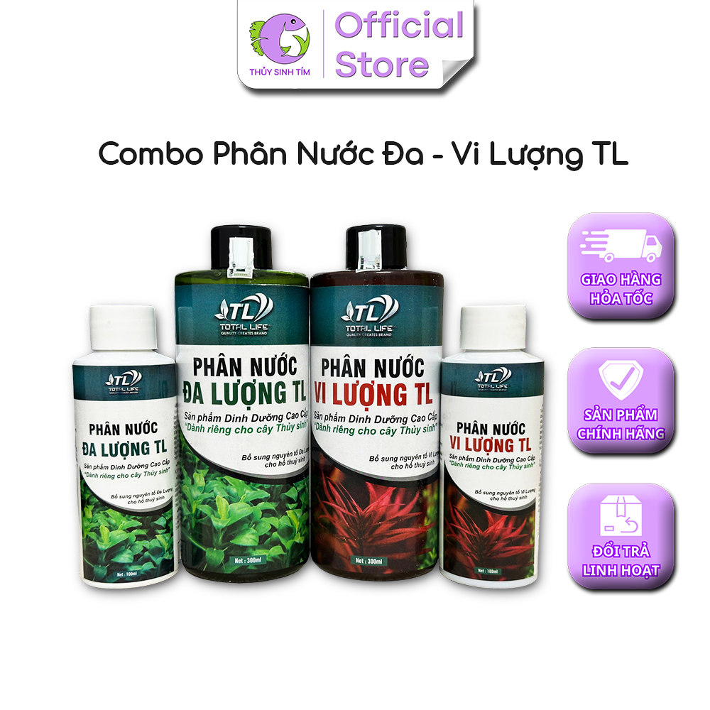 Combo Phân Nước Đa Lượng - Vi Lượng TL