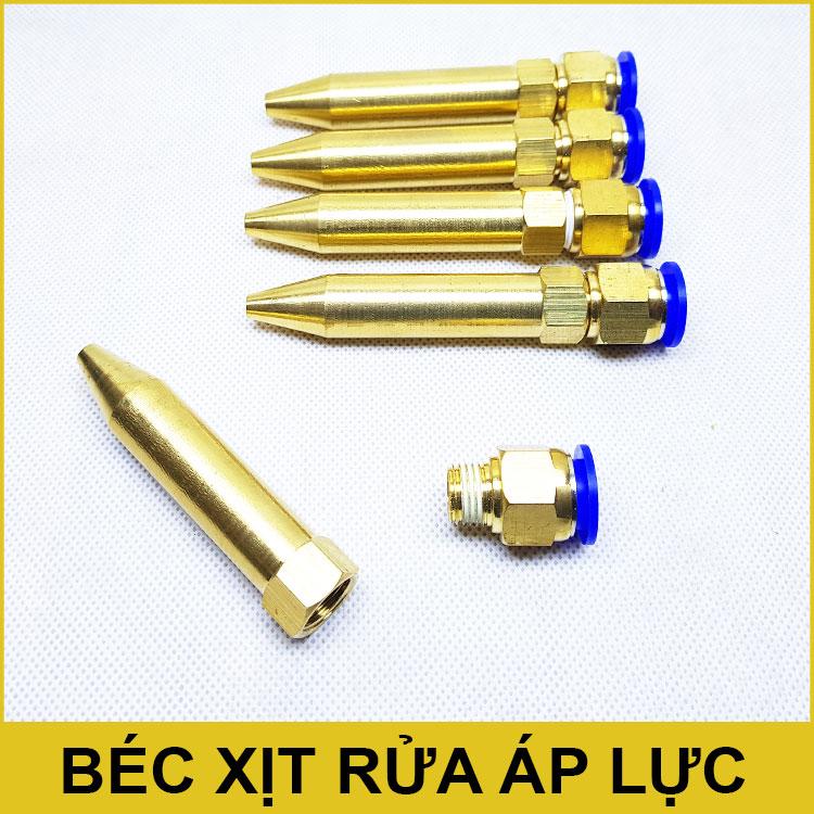 Béc xịt rửa áp lực cao 80mm nối ống 12mm
