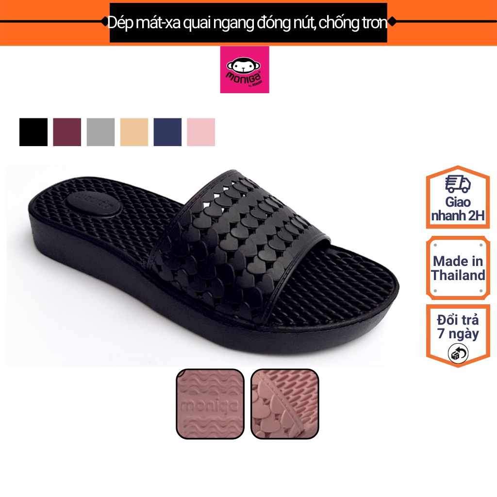 [Mã BMLTM50 giảm đến 50K đơn 99K] Dép Thái Lan mat-xa hiệu MONOBO - Moniga 25.2