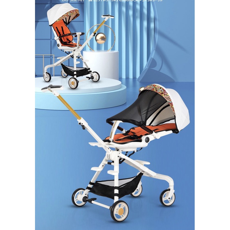 Xe đẩy gấp gọn 2 chiều 3 tư thế S600.
