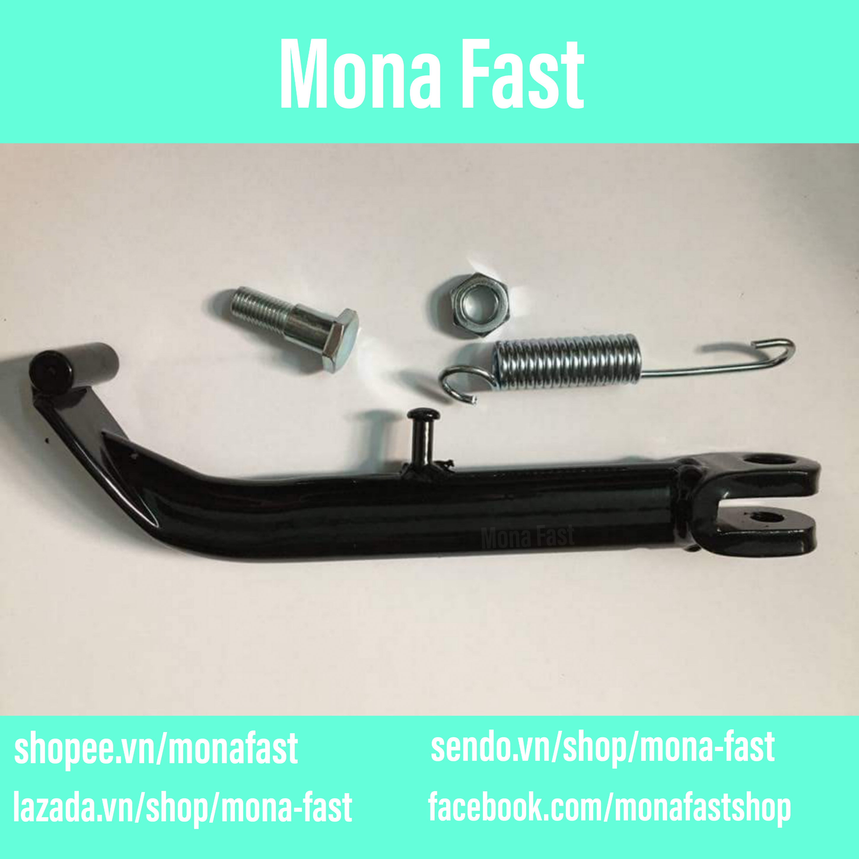 Chân chống phụ xe Dream (chân chống xéo dream) Chân chống nghiêng dream