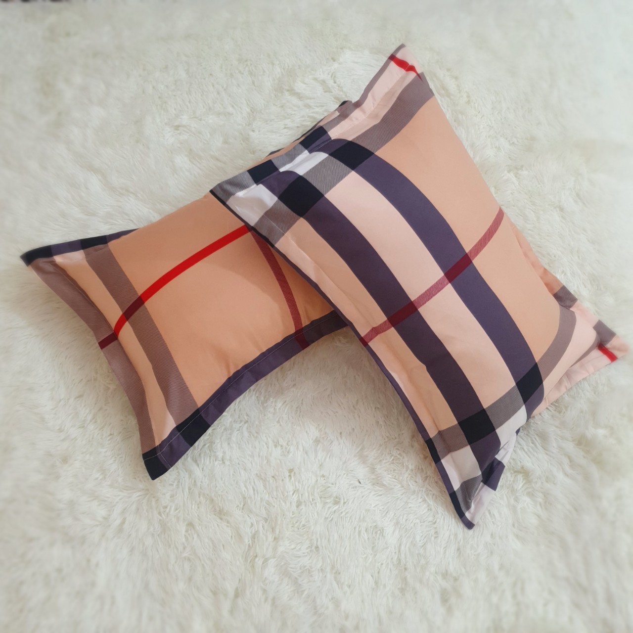 [1 cặp] Vỏ gối nằm cotton poly kích thước 42 x 66cm , chất vải cotton poly [1 chiếc]