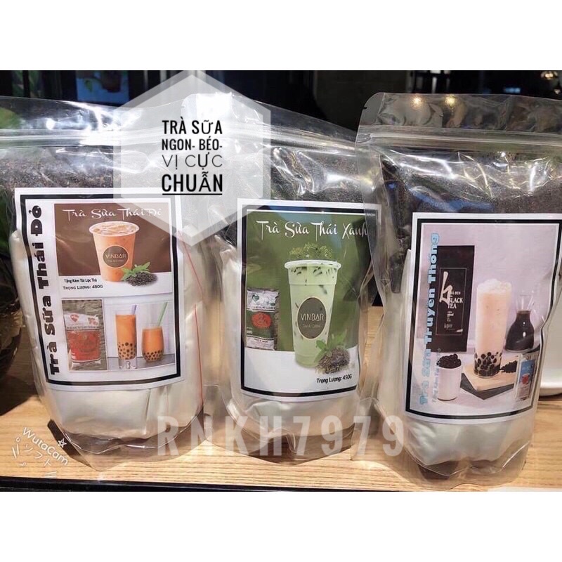 [HCM]TRÀ SỮA THÁI XANH  SET TỰ NẤU ( 10 chai) [tặng trân châu]