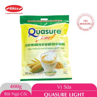 Bột ngũ cốc Quasure Light Sữa túi 400 gram Bibica cho người tiểu đường đái tháo đường và người ăn kiêng thumbnail