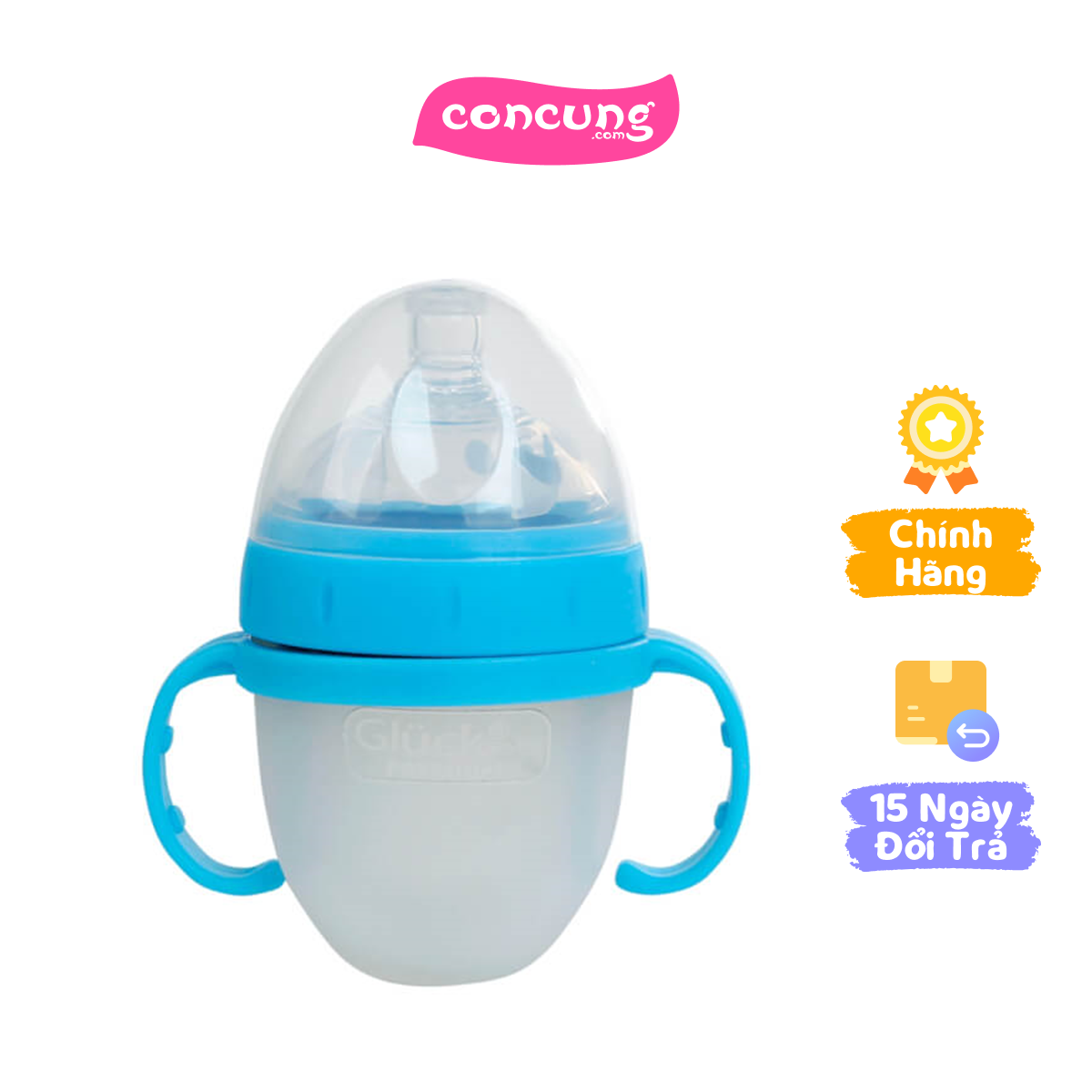 Bình sữa silicone Gluck premium 150ml