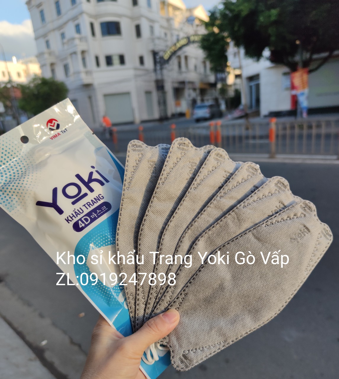 [HCM] Sỉ Khẩu trang Yoki 4D 1 thùng 30 bịch*10 cái
