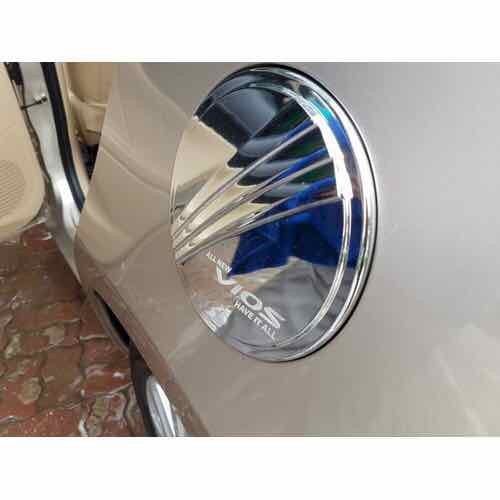 Op nap binh xang vios 2014-2015-2016-2017-2018 mạ crom loại dày