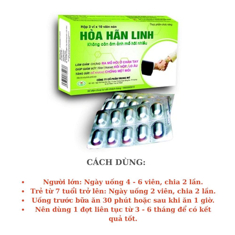 [HCM]HÒA HÃN LINH - GIẢM MỒ HÔI TAY CHÂN