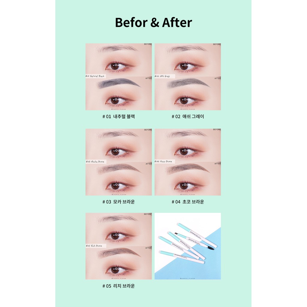 Chì Kẻ Mày Dearmay Sketch Eyebrow Pencil 0.3g