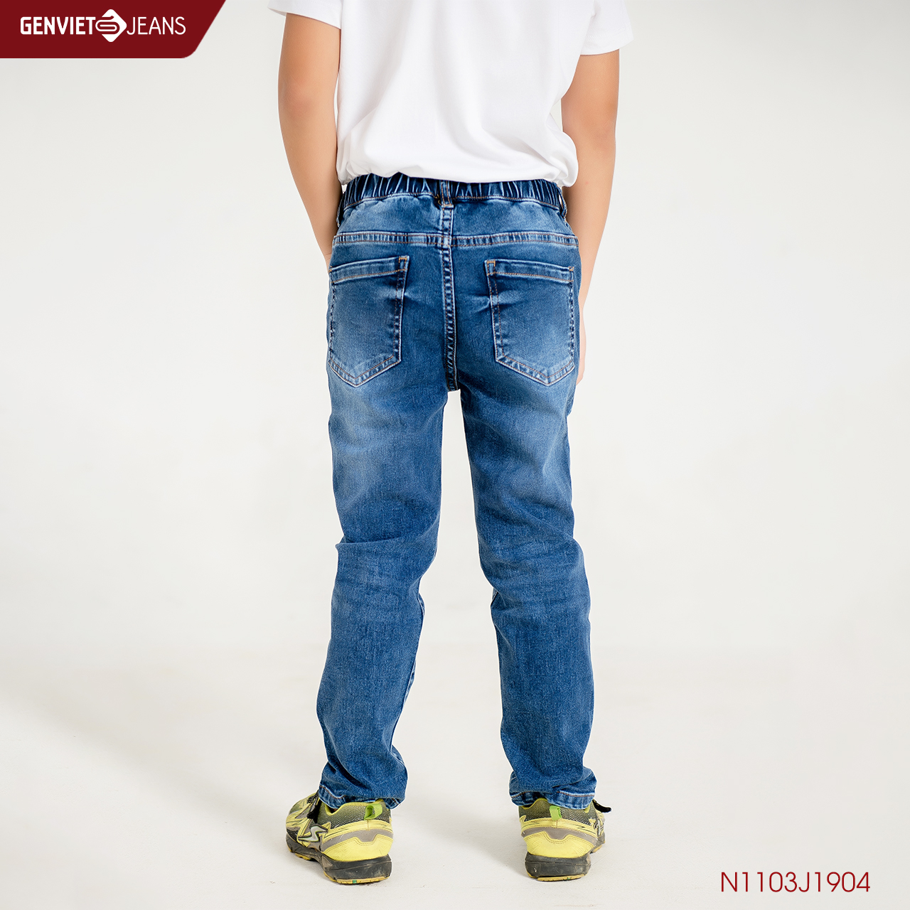 Quần Dài Jeans Bé Trai Basic N1103J1904 GENKIDS