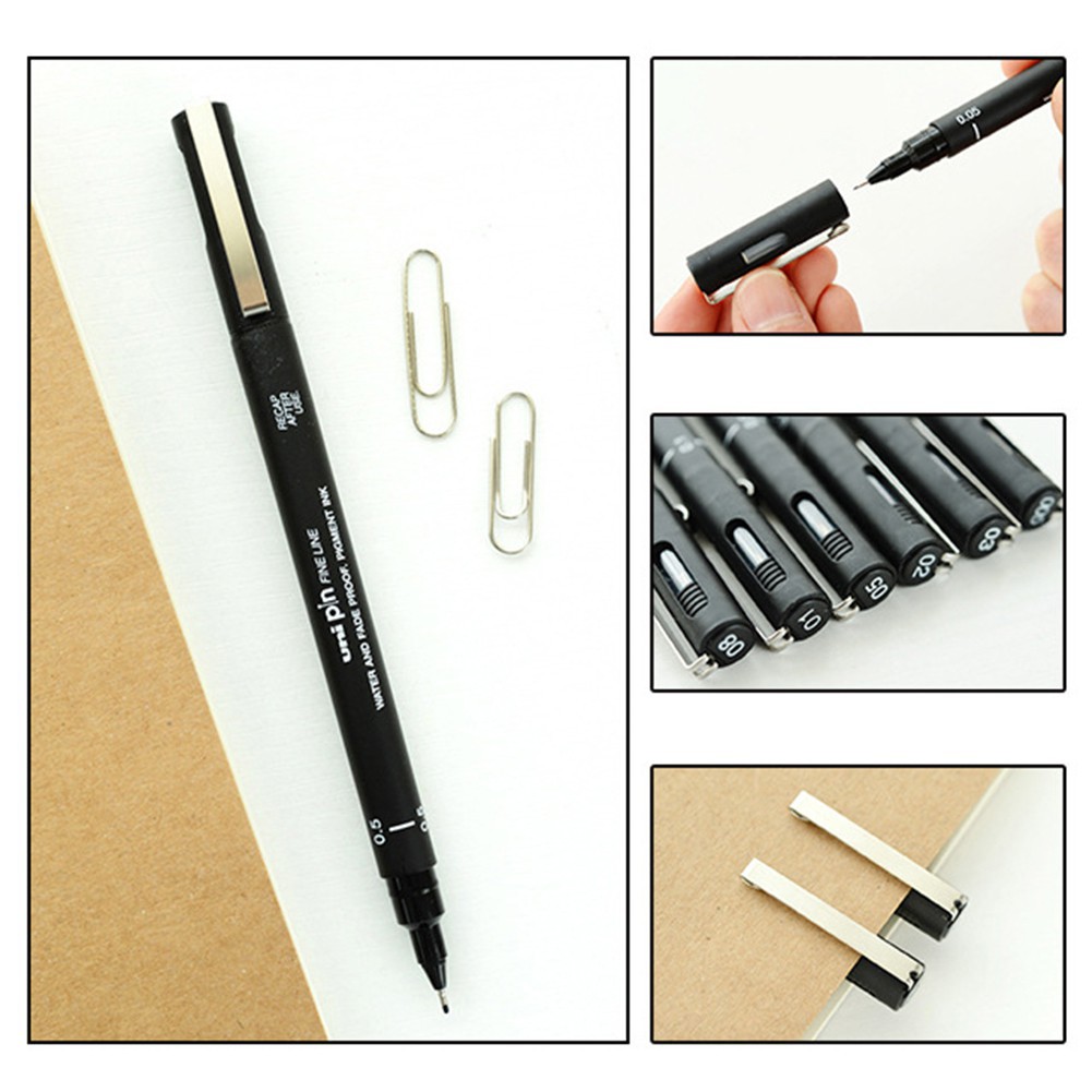 Bút Line Đi Nét Uni Pin, Màu Black