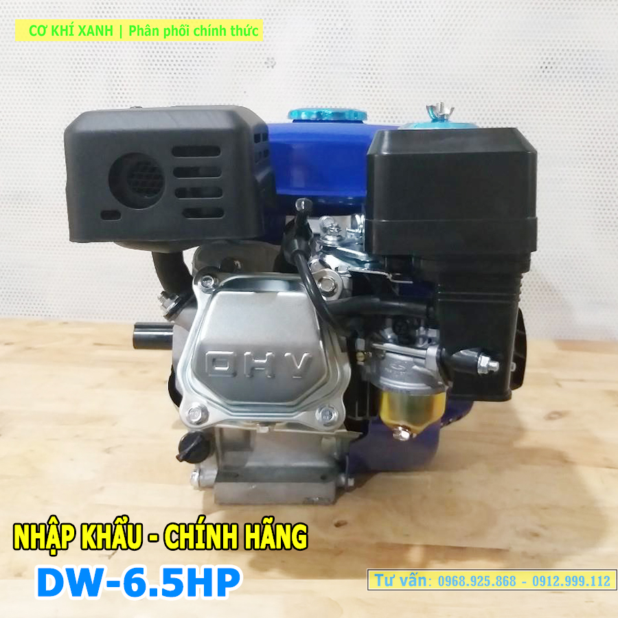 Máy nổ chạy xăng - Động cơ 6.5HP Dewoo Model DW-6.5Hp