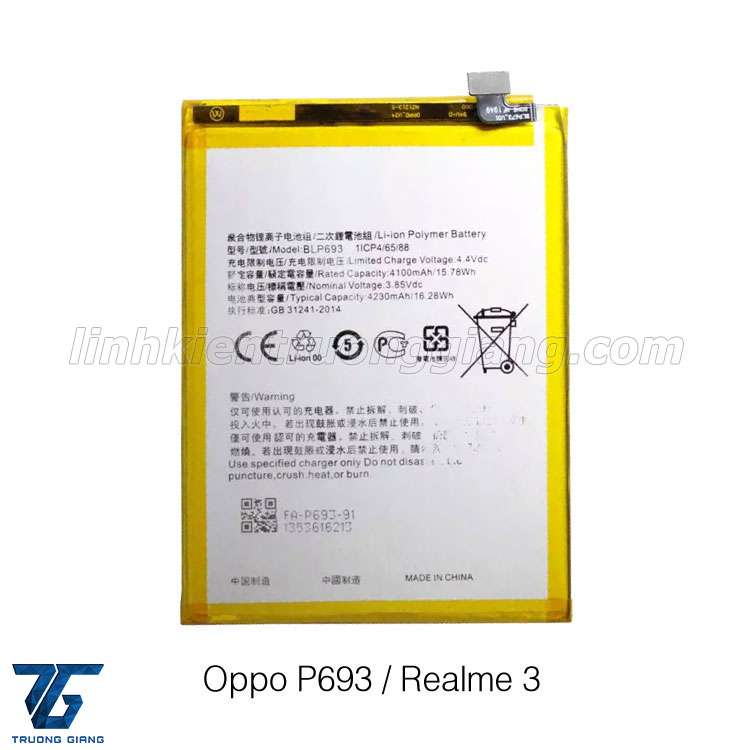 Pin oppo realme 3 blp693
