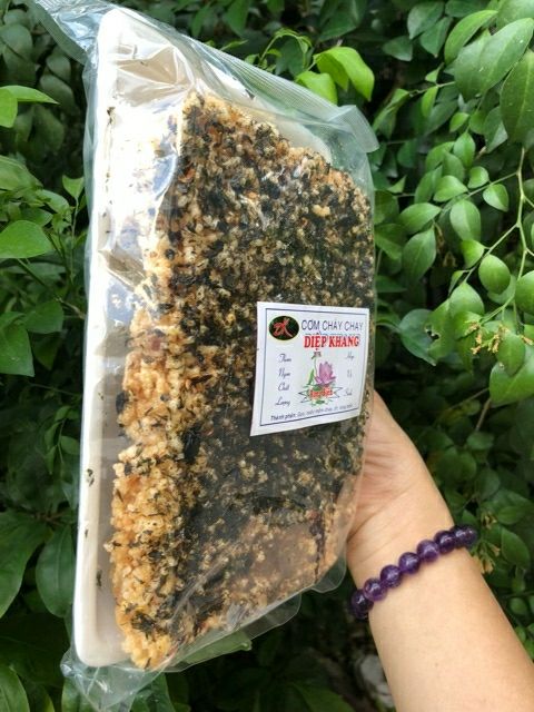 Cơm cháy chay rong biển