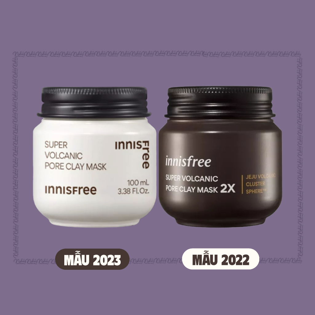 [Mẫu Mới] Mặt Nạ Đất Sét Innisfree Super Volcanic Pore Clay Mask 100ml