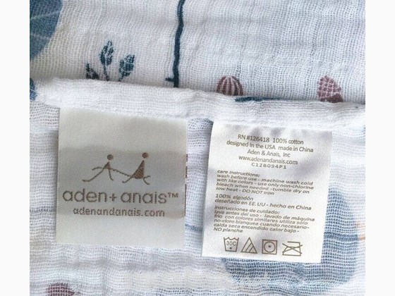 Set 10 khăn sữa Aden họa tiết dễ thương cho bé