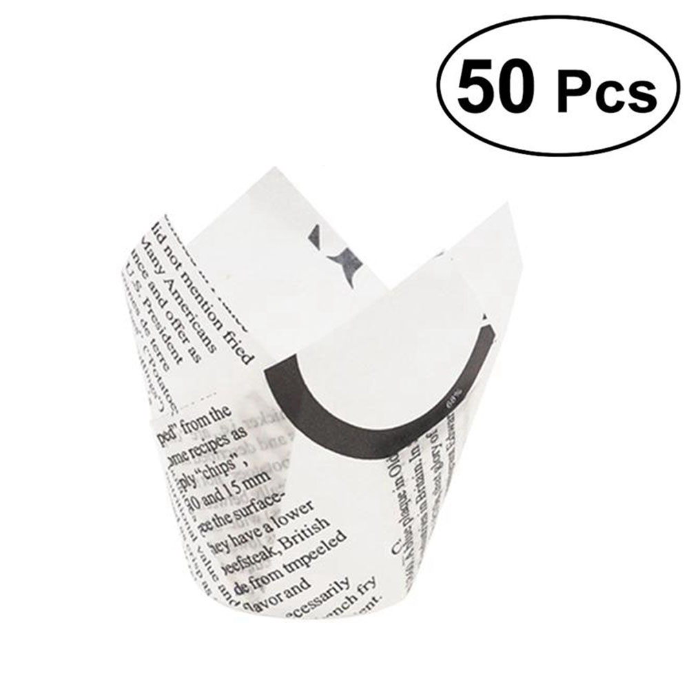 QIREMALL DIY Đồ dùng dự tiệc Vải lót Dày lên Nướng bánh Khay giấy bánh Cupcake Wrapper Cốc nướng Dụng cụ làm bánh Cốc giấy