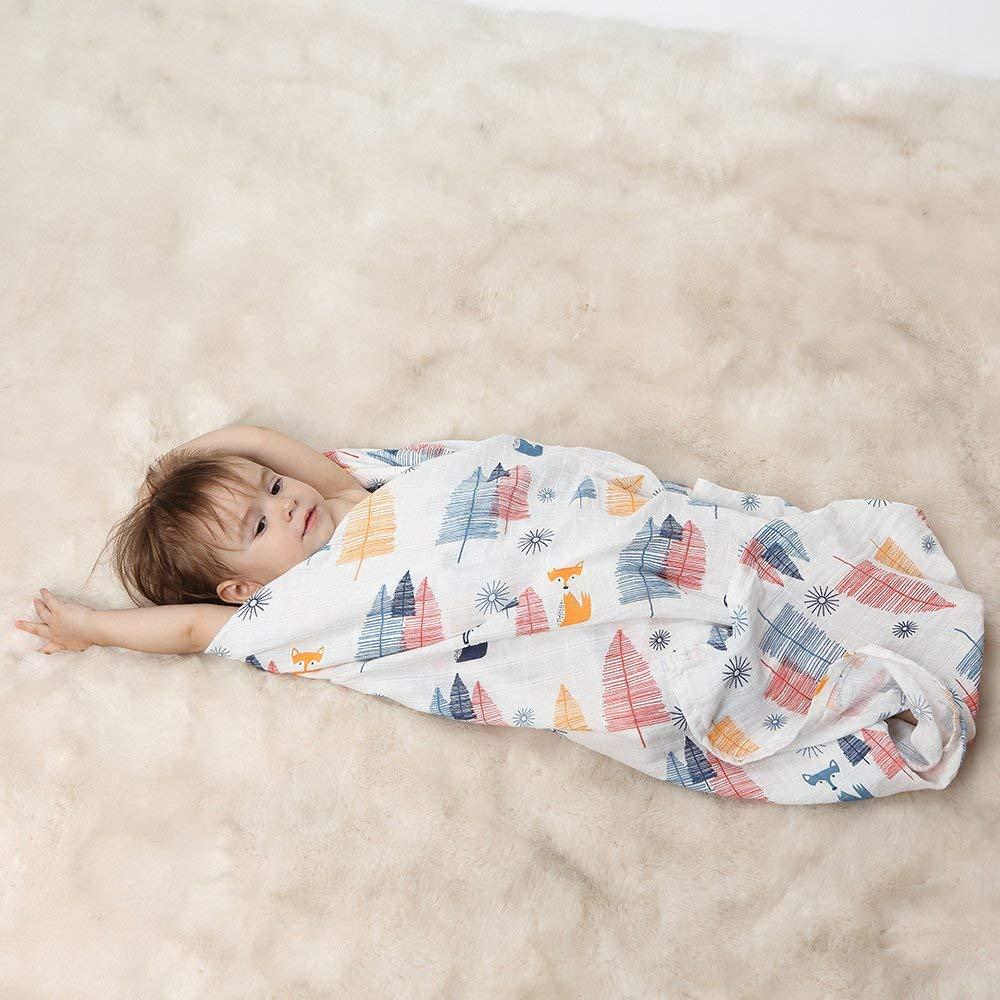 Khăn cuốn  sợi tre organic cotton muslin cao cấp