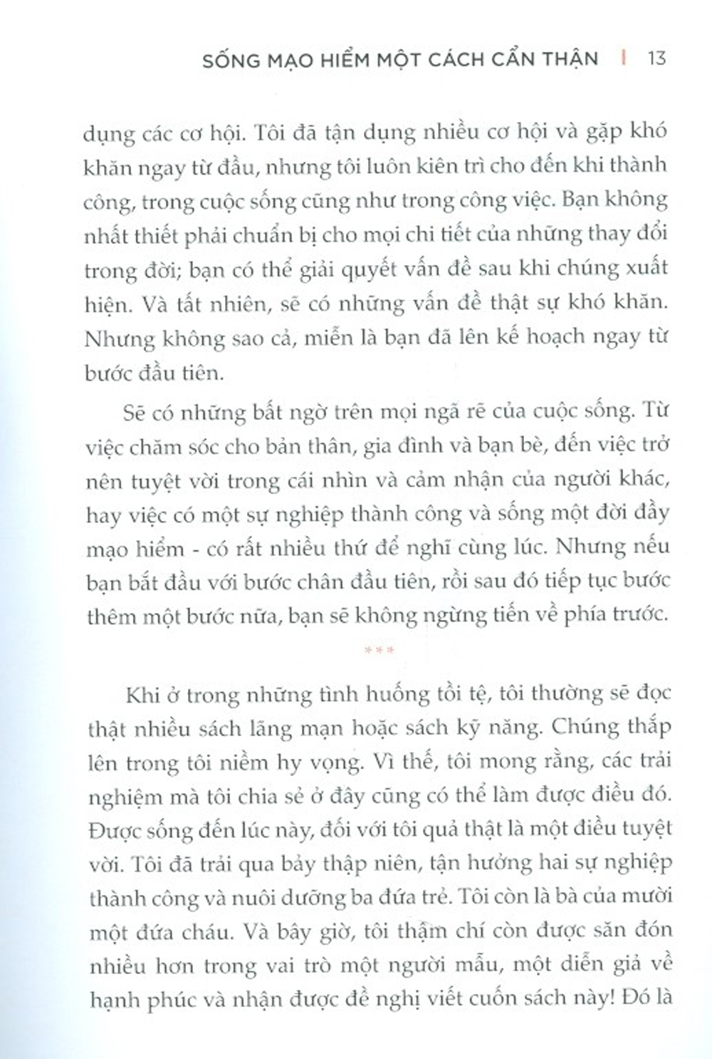 Sống Mạo Hiểm Một Cách Cẩn Thận