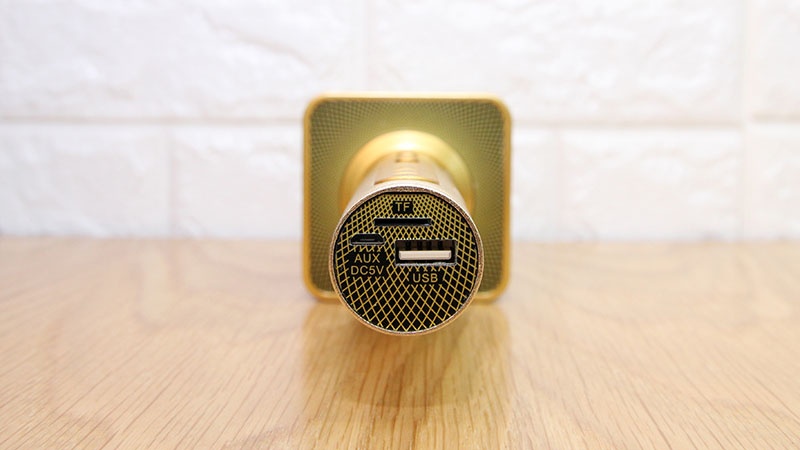 Mic cầm tay kiêm loa bluetooth, mic karaoke SD 08