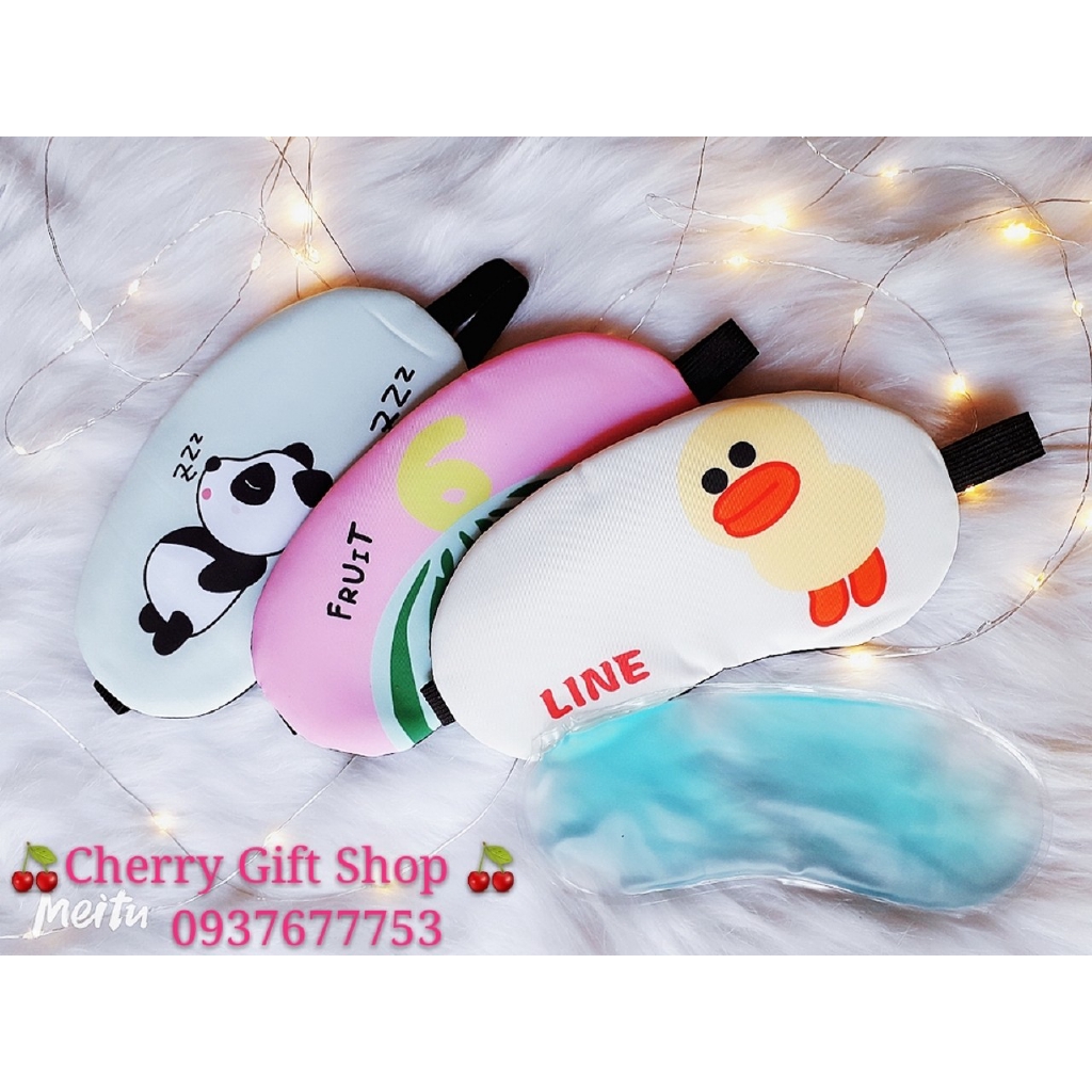 Bịt Mắt Ngủ Che Mắt Ngủ Có Túi Gel Mát Lạnh