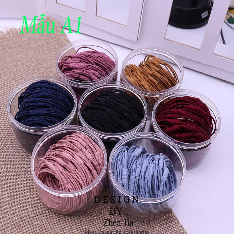 Set Dây cột tóc  nhiều kiểu cực xinh cho mẹ và bé  P20001