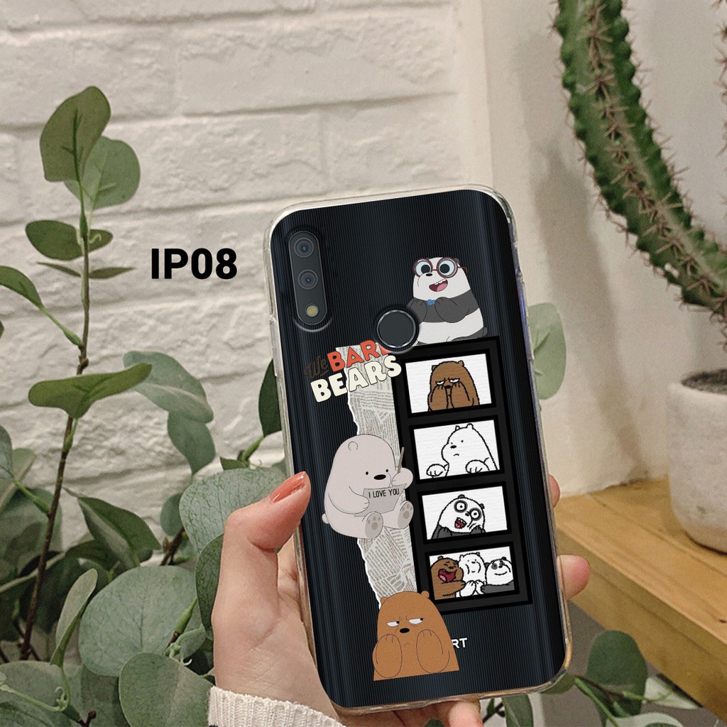 Ốp lưng vsmart joy 3 - joy 4 - live 4 - star 3 - star 4 - star 5 dẻo trong in hình hoạt hình