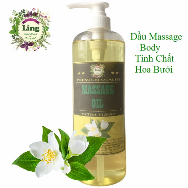 Dầu Massage Body Tinh Dầu Hoa Bưởi Thiên nhiên 100% 500ml-1000ml dùng cho mọi loại da