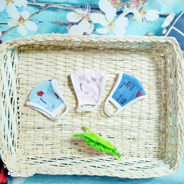 Set 2 khẩu trang bamboo sợi tre Avaler (6M-4y)