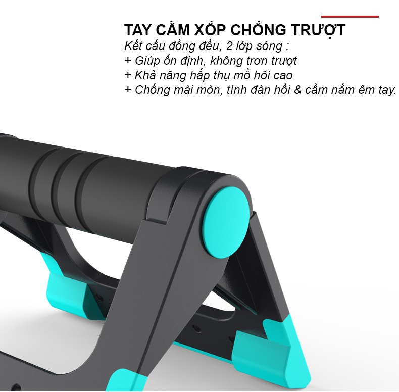 Dụng cụ hít đất gấp gọn FWC001