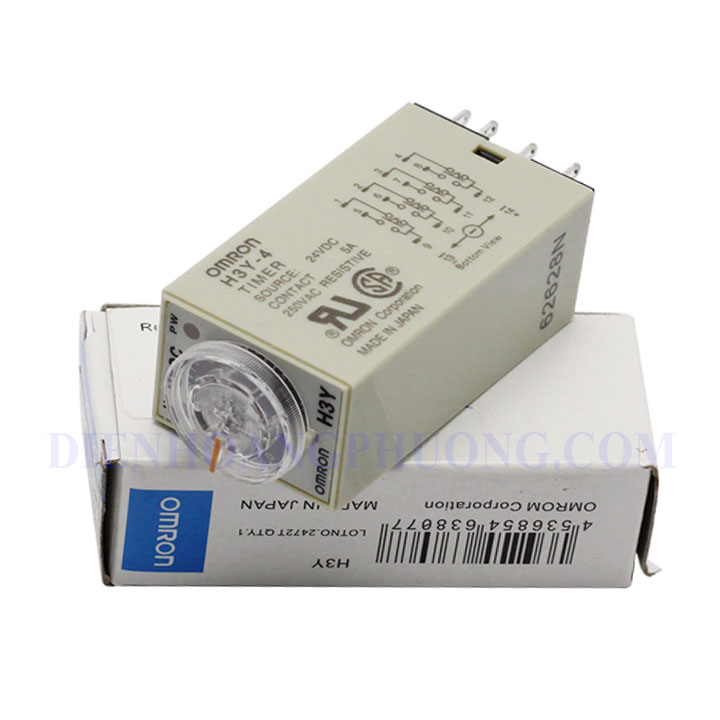 Relay Thời Gian Timer Omron H3Y-2 , Relay Thời Gian Timer Omron H3Y-4