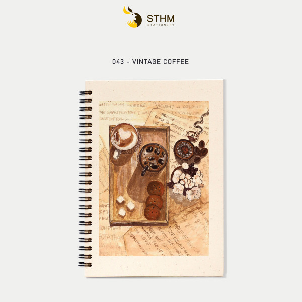 VINTAGE COFEE - Sổ tay bìa cứng - A5 - 043 - STHM stationery