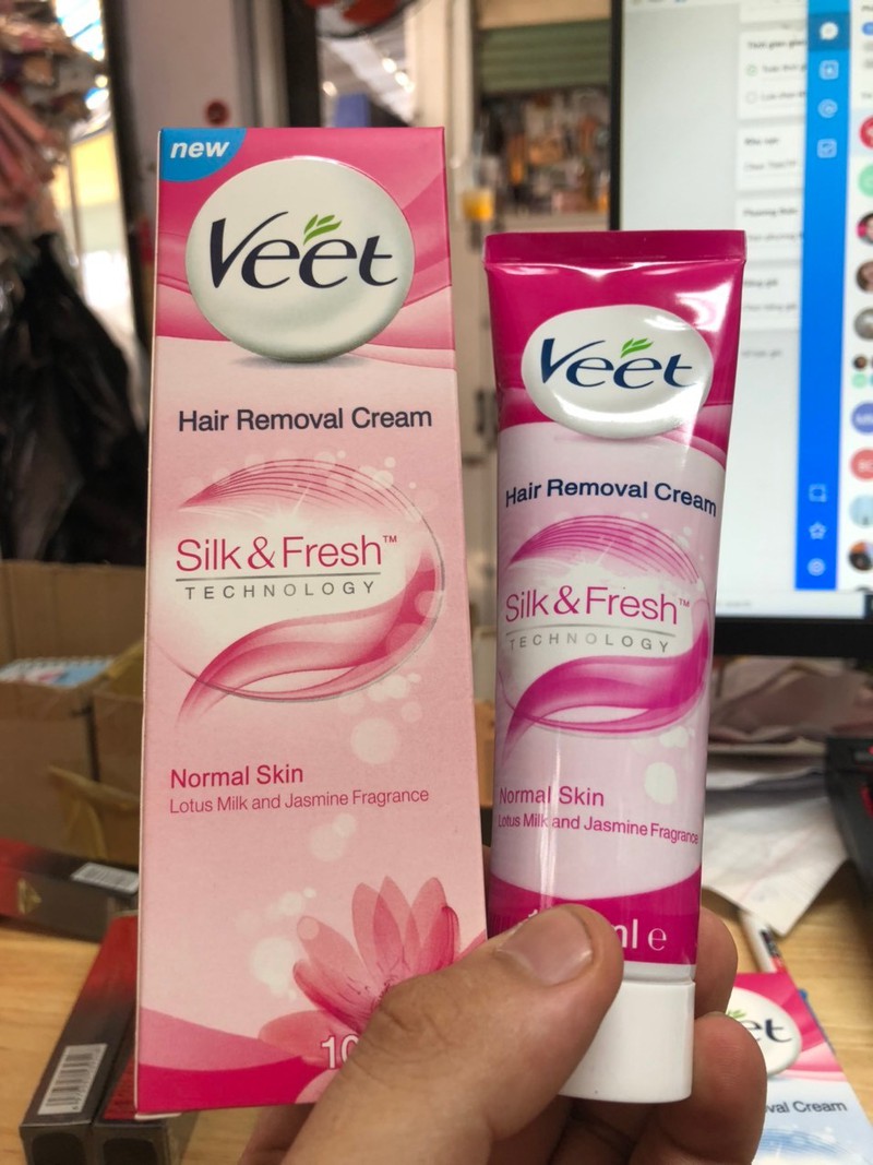 Kem tẩy lông Veet Silk & Fresh 100ml