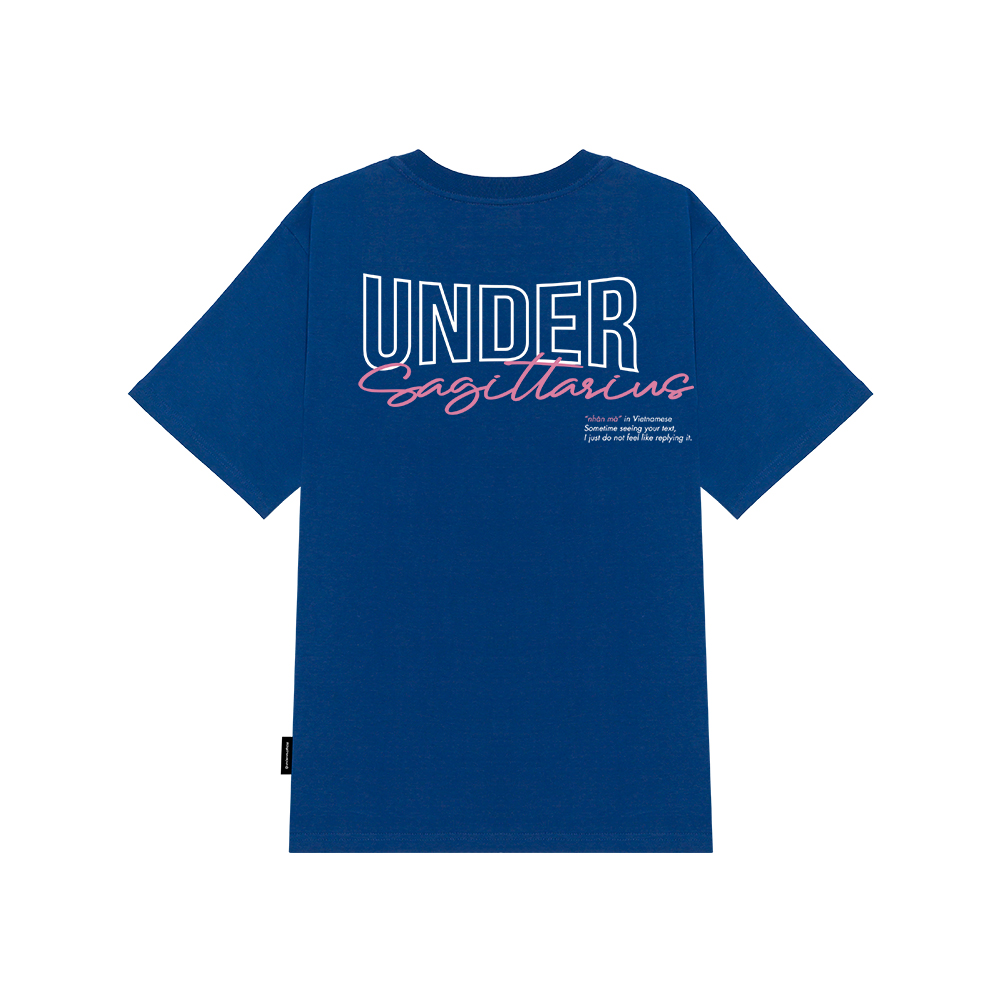 Áo thun UNDER Nhân Mã "12 Cung Hoàng Đạo" (Blue) + UTS023