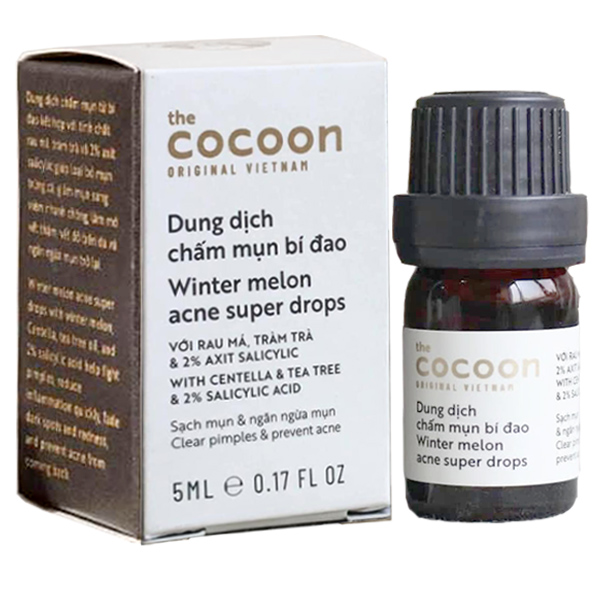 [COMBO 2 LỌ] Dung dịch chấm mụn bí đao cocoon vietnam 5ml