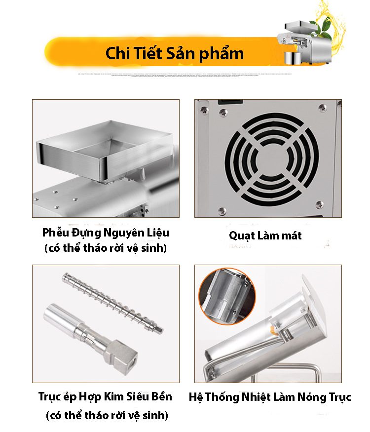 Máy ép dầu thực vật gia đình cao cấp K250
