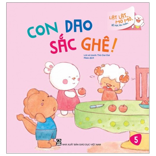 Fahasa - lật lật, mở mở, bé học an toàn - con dao sắc ghê